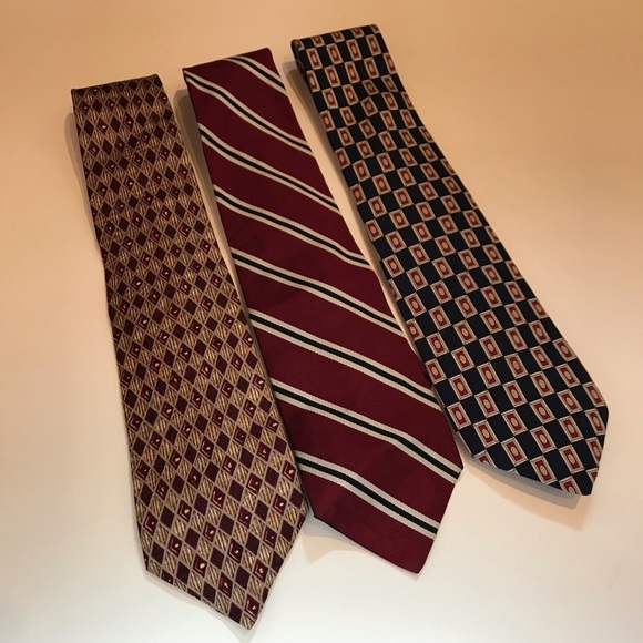 Robert Talbott Silk Neck Ties Men’s Bundle of 3 - Picture 1 of 4